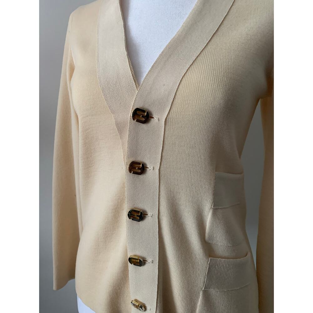 Vintage Salvatore Ferragamo Cardigan Size S - Picture 6 of 7